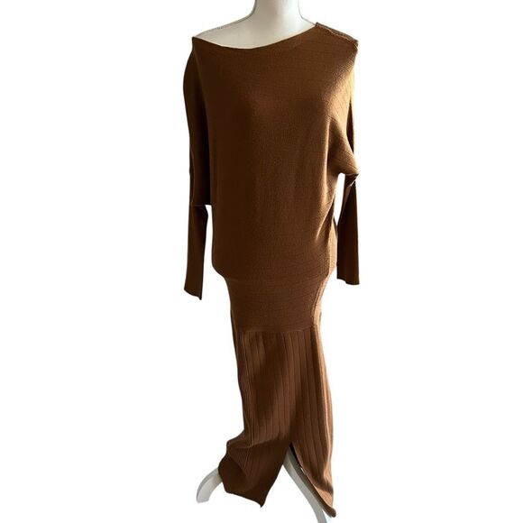 Victor Alfaro Asymmetrical Sweater Dress Size XS - Picture 5 of 8